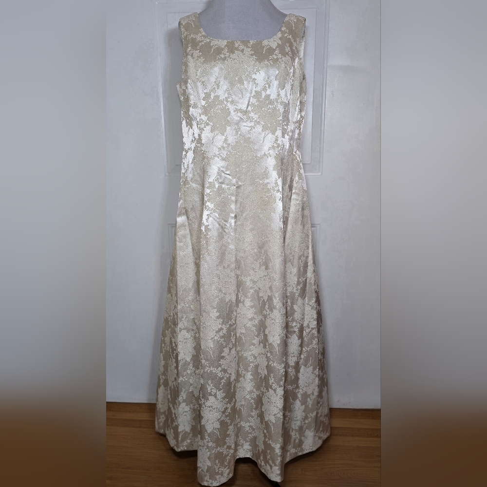 Jessica McClintock Gunne Sax Floral Maxi Dress Gown